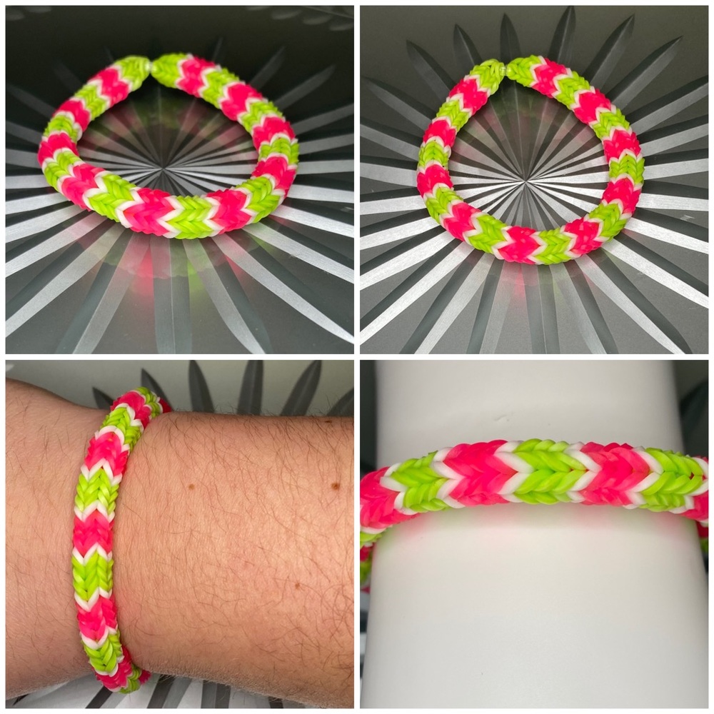 [💙🆓]  3/10$ 🛍 Handmade Rainbow Loom bracelet 🌈💖